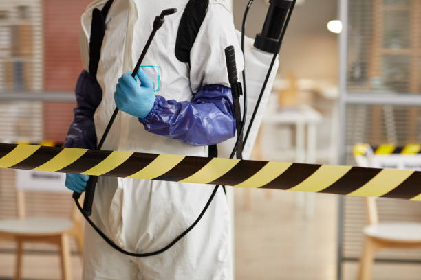 Professional Biohazard Cleanup technician working in Brookdale, CA